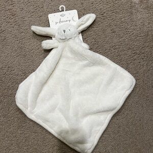 White Plush Bunny Security Blanket